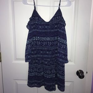 Purple and Teal Layered Romper